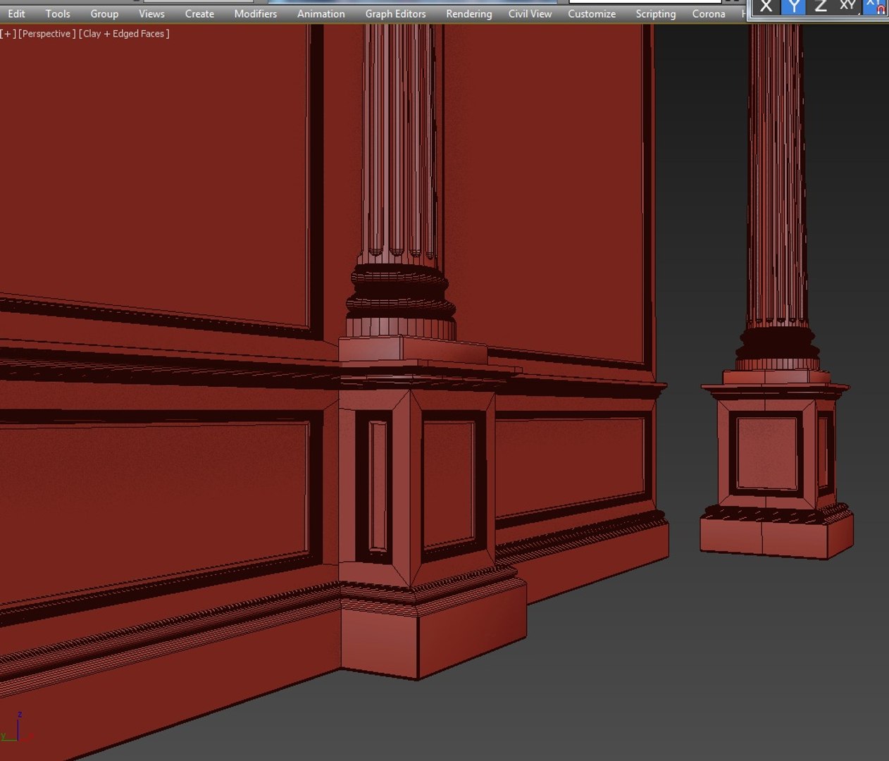 Panelling Classic Model - TurboSquid 1394986