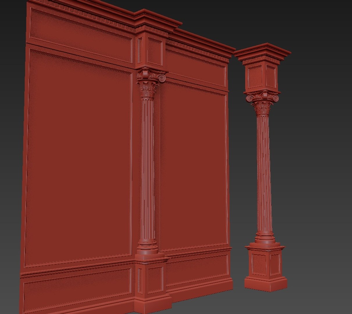 Panelling Classic Model - TurboSquid 1394986