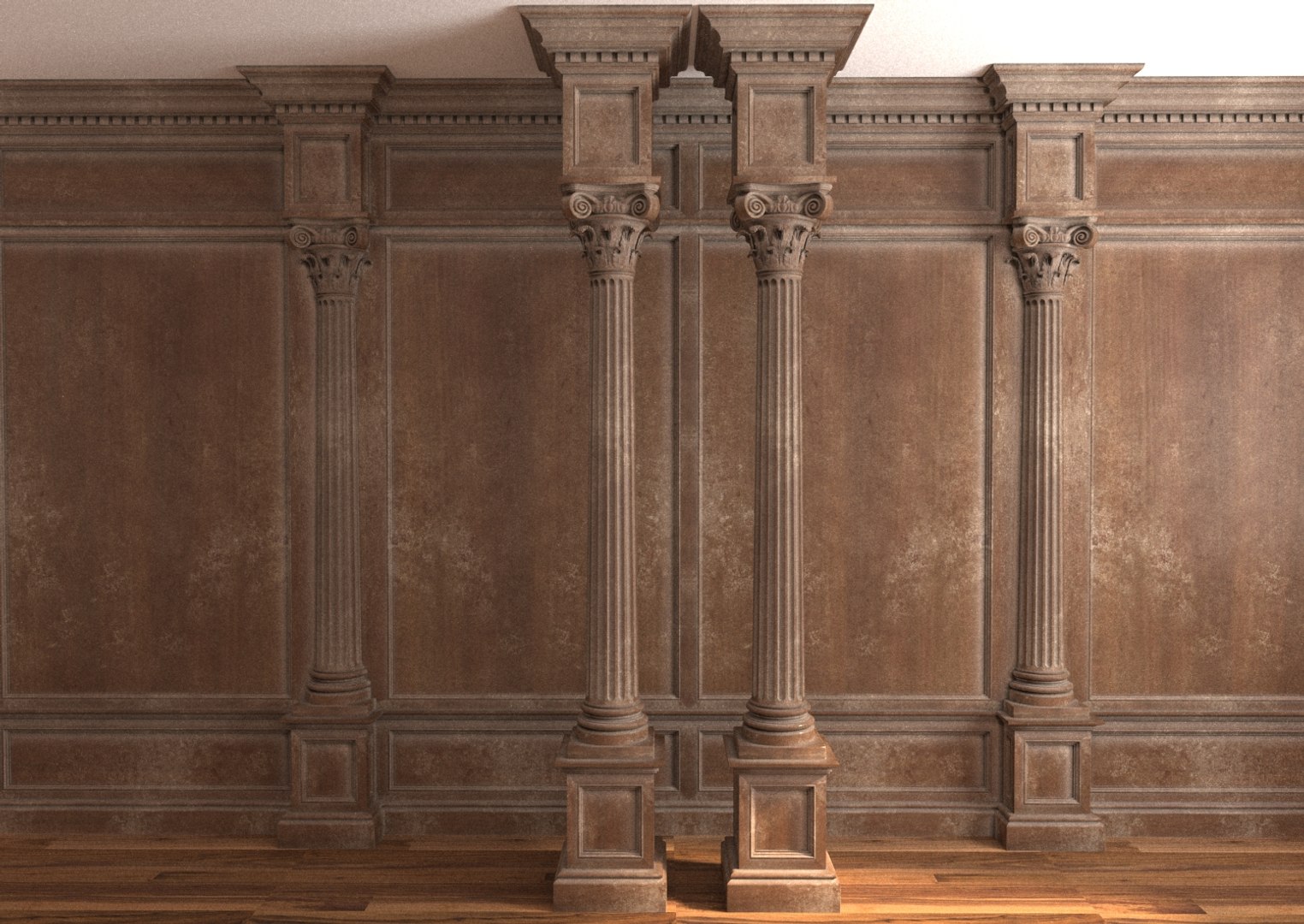 Panelling Classic Model - TurboSquid 1394986