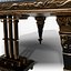 Leonard Grand Piano - Baroque Black and Gold Piano