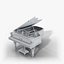 Leonard Grand Piano - Baroque Black and Gold Piano
