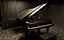 Leonard Grand Piano - Baroque Black and Gold Piano