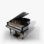 Leonard Grand Piano - Baroque Black and Gold Piano