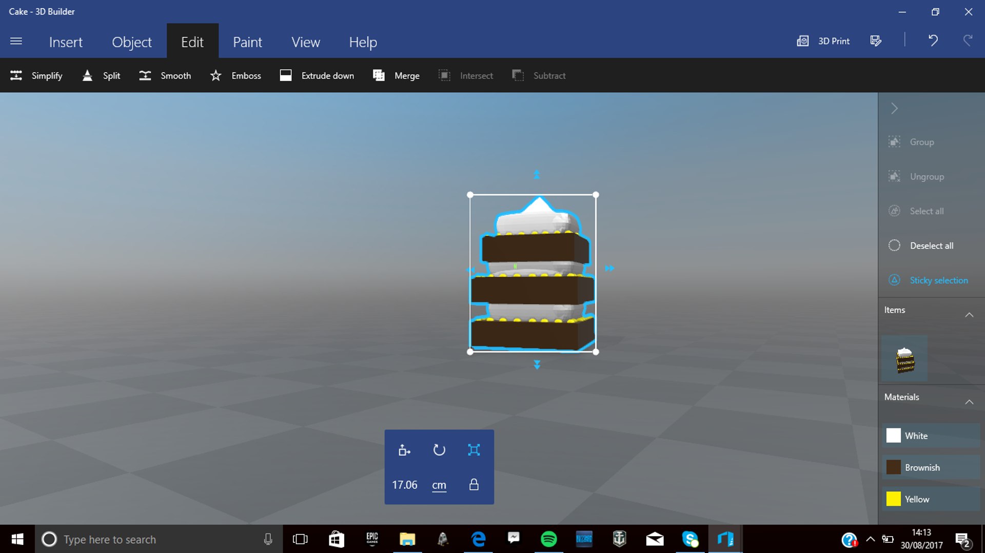 chocolate cake 3D model https://p.turbosquid.com/ts-thumb/H1/T7zD2i/mopCTyvm/screenshot20/png/1504098844/1920x1080/fit_q87/10999b0e7877a225e444e37340b3028e9e28fe0d/screenshot20.jpg