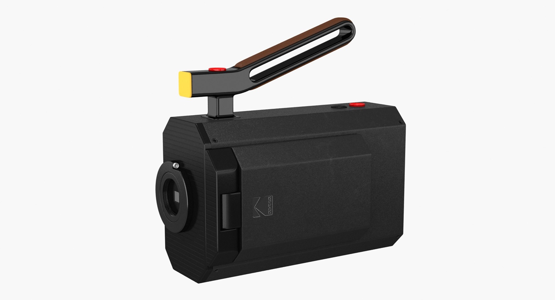 Kodak Super 8 Camera Body 3D Model 3D model preview