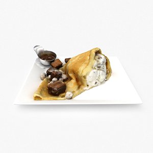 3D sugar crepe ar model