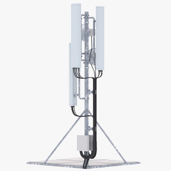 3D Rooftop Cell Phone Tower 3 - TurboSquid 1985670