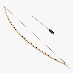 Viking Archer Bow and Arrow