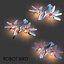 Modello animato di robot 3D di uccelli