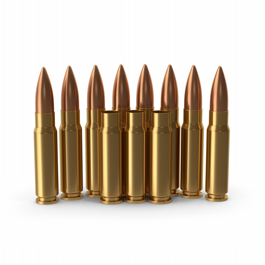3D Model Rifle Bullets - TurboSquid 1973625
