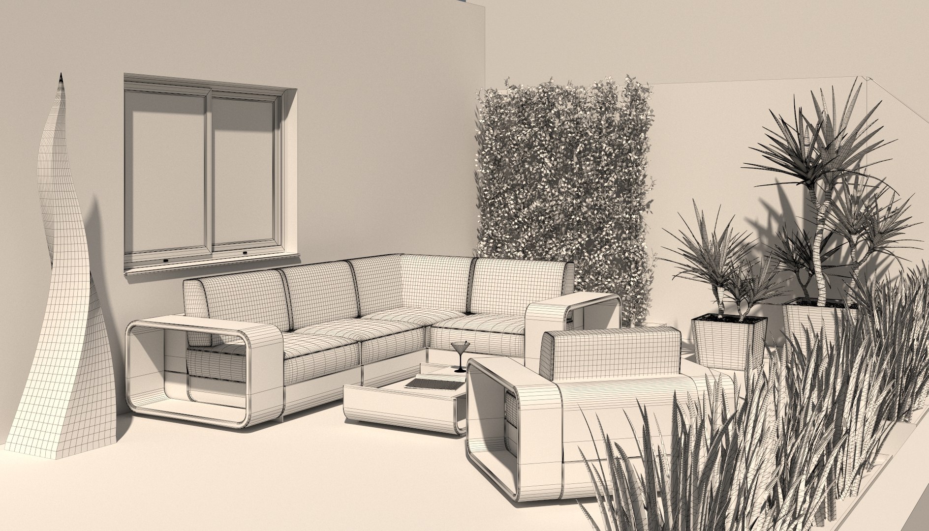 Terrace 3D model - TurboSquid 1177591