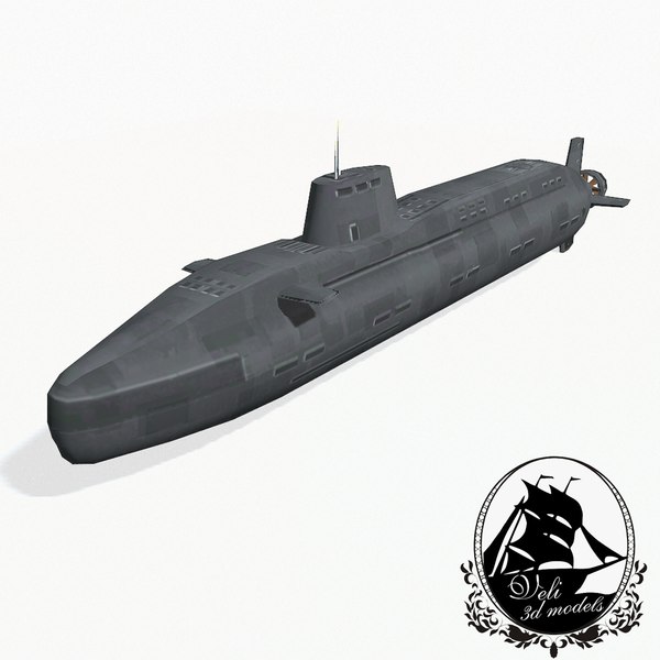 3d astute class submarines astuteclass model