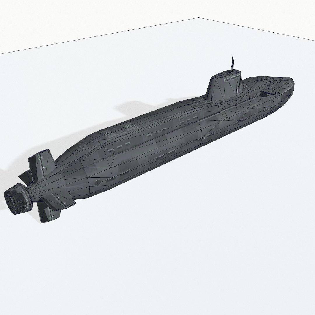 3d astute class submarines astuteclass model