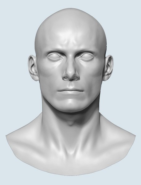 Asian woman head face 3D model - TurboSquid 1362337