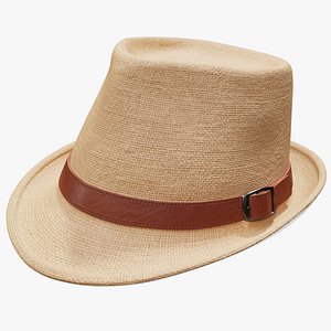 Straw Fedora Hat