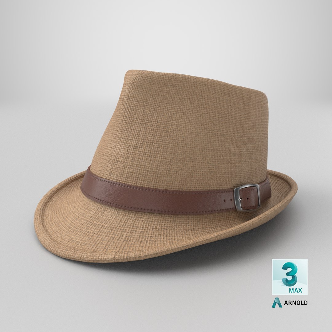 3D Straw Fedora Hat model https://p.turbosquid.com/ts-thumb/H1/o47YpK/b3/stemcell_max_arnold_render/png/1729853822/1920x1080/fit_q87/8f2072ec07f06decd8a1ada488f970ca035a6083/stemcell_max_arnold_render.jpg