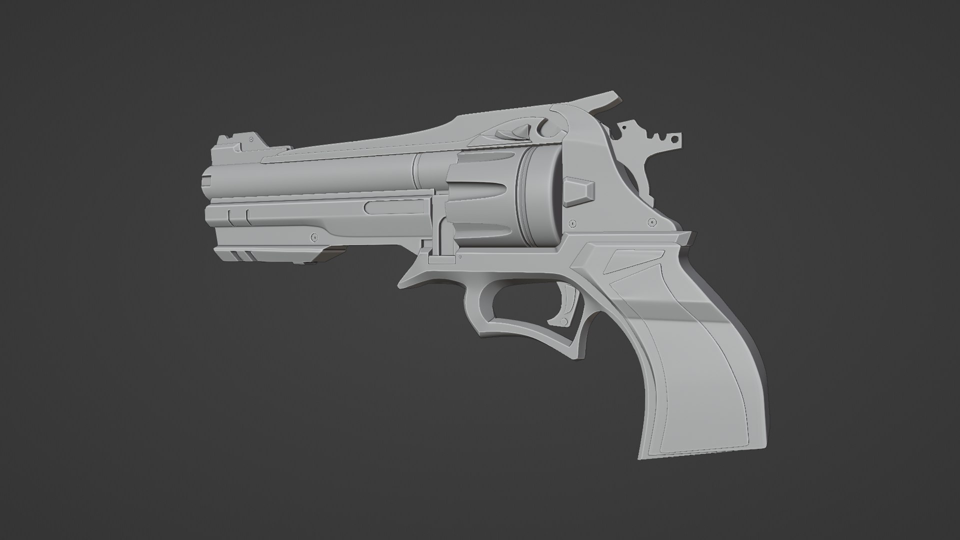 Revolver Weapon Model - TurboSquid 2171648