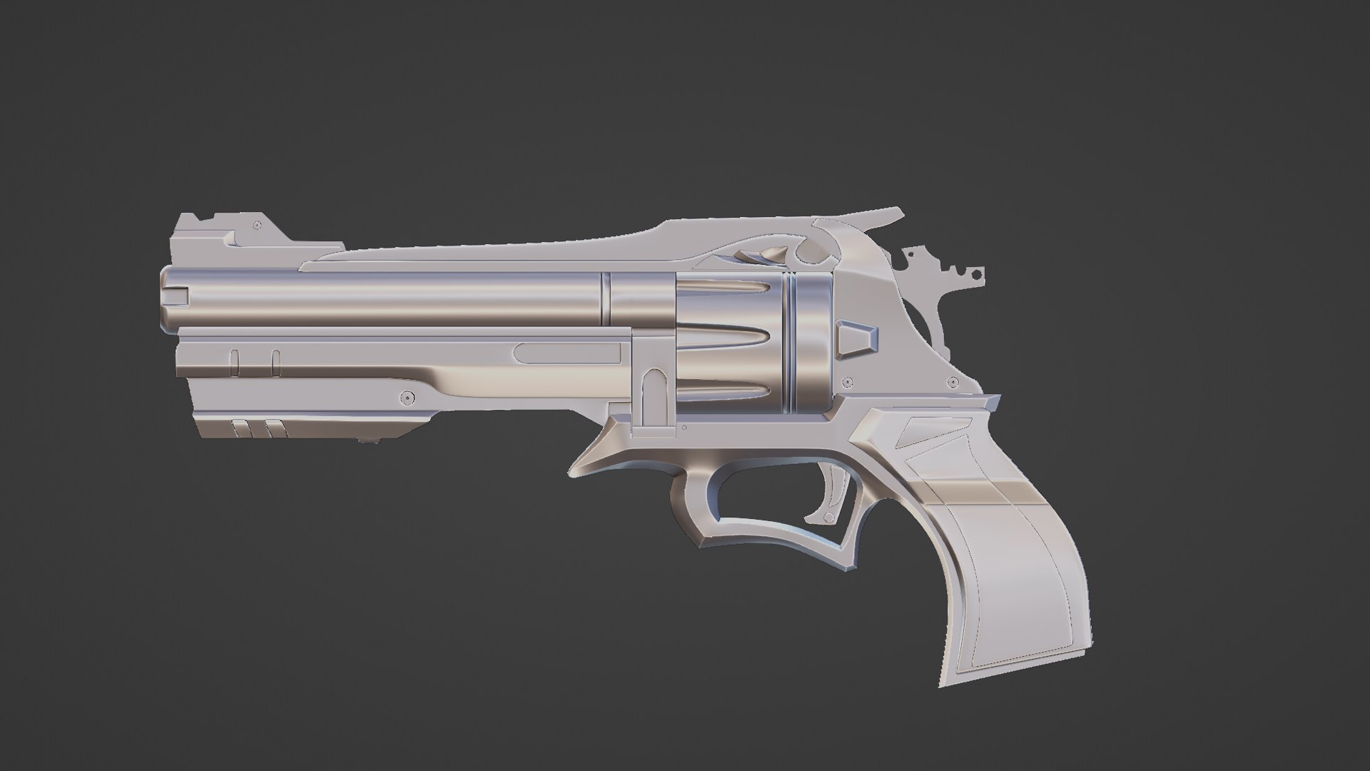 Revolver Weapon Model - TurboSquid 2171648