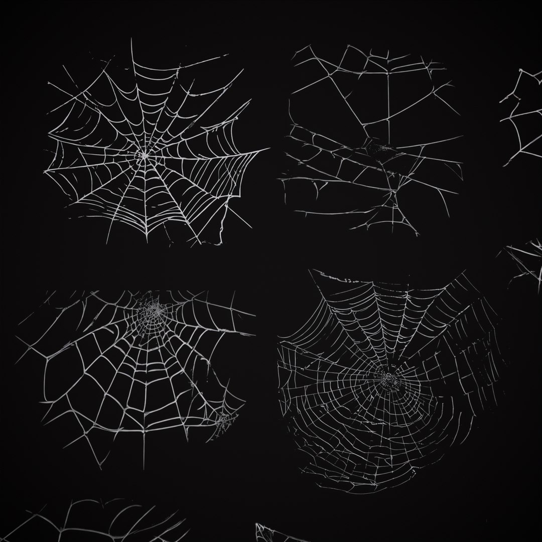 3D Spider Webs Pack Two Model - TurboSquid 2140775