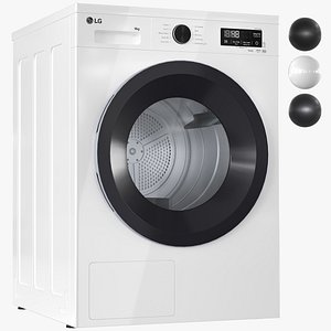 3D LG Washer and Dryer Set 05 RHX1009NWK RHX1009NNK RHX1009NMK model