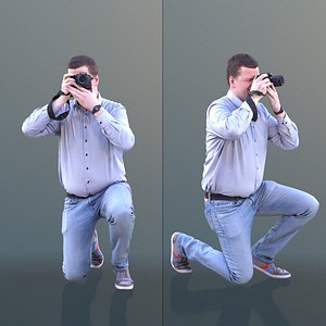 10589 Fabian - Man On Knees Taking A Photo