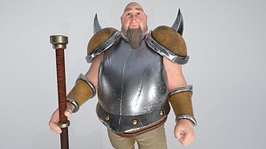 3D Big Warrior model