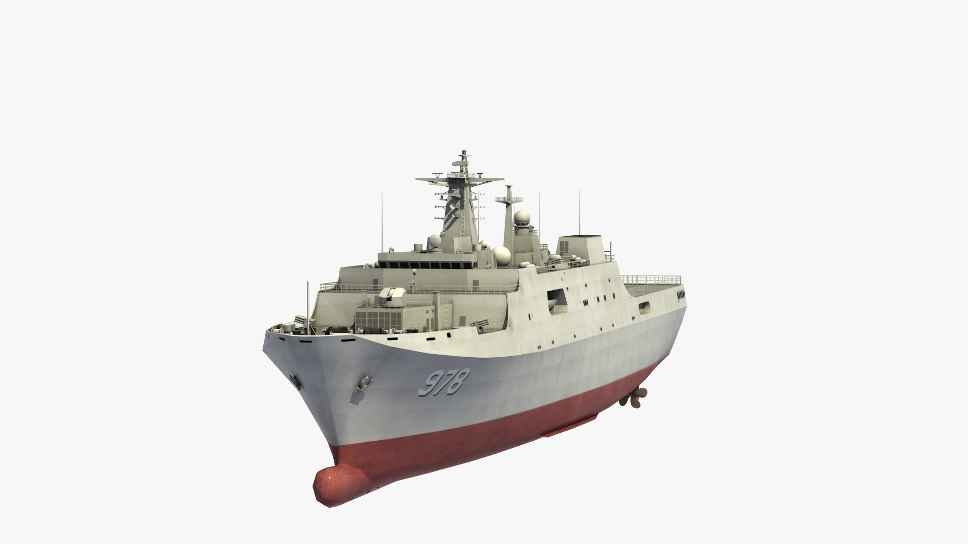 3D Type 071 Yuzhao Ship - TurboSquid 1643352