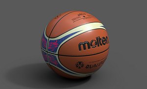 3D molten official qualifiers basketball ball