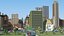 realistic city scene 3d max