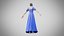 Dress 27 Very Light Blue With Design