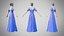 Dress 27 Very Light Blue With Design