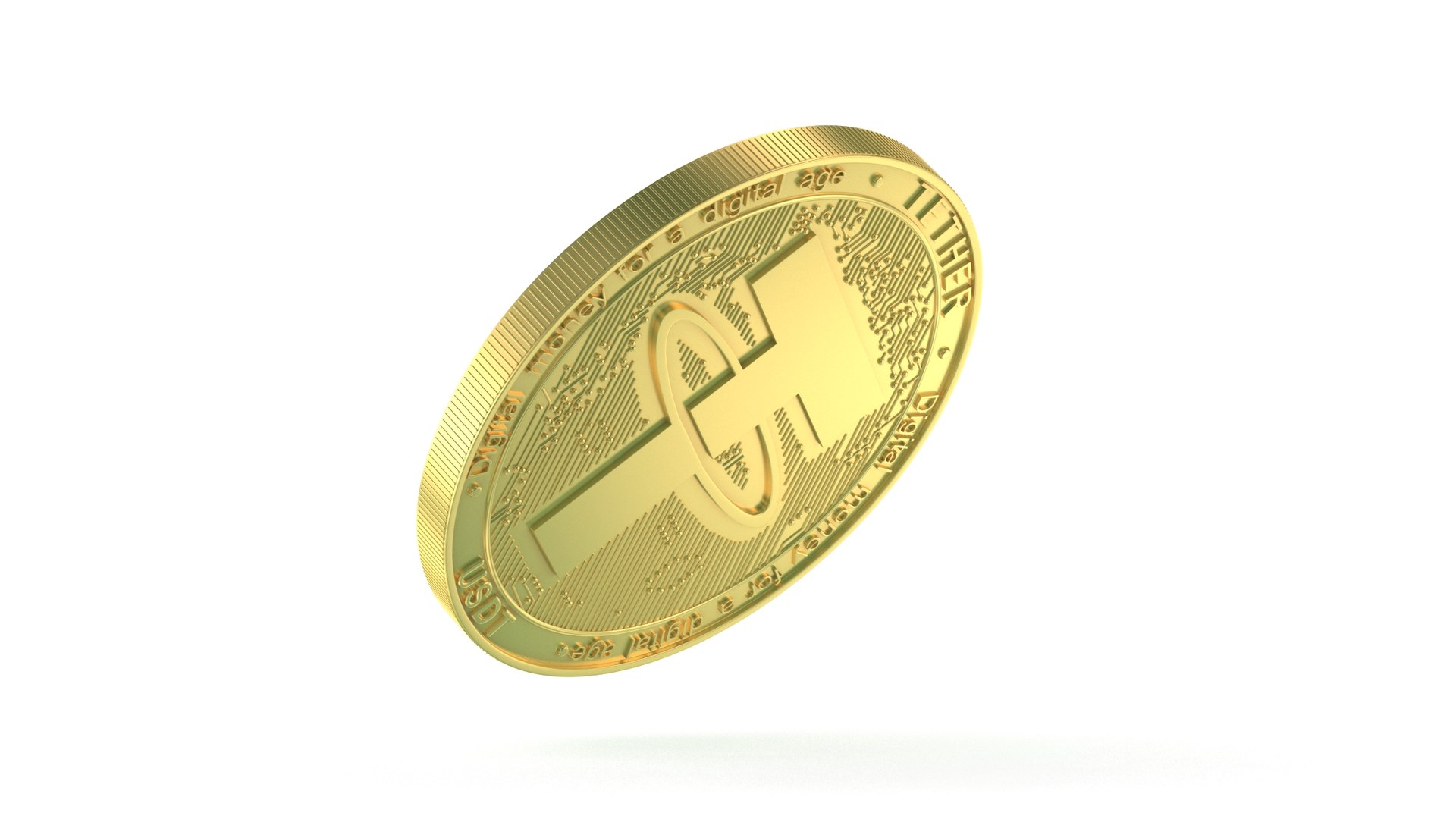Tether Coin 3D Model - TurboSquid 1742581