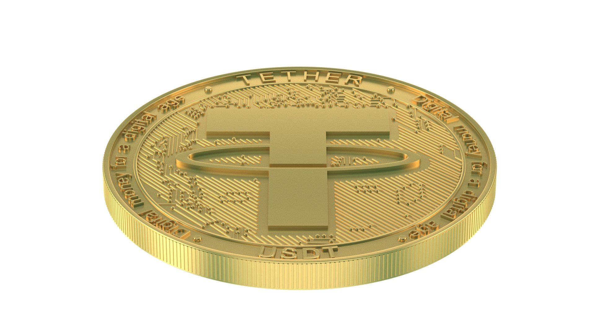 Tether Coin 3D Model - TurboSquid 1742581