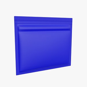 3D sachet mini packaging model