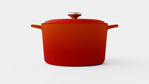 3D Signature Cast iron pot round Volcano
