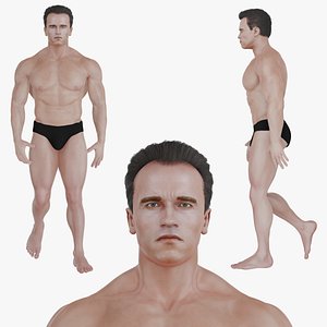 Arnold Schwarzenegger Realistic Rigged Character