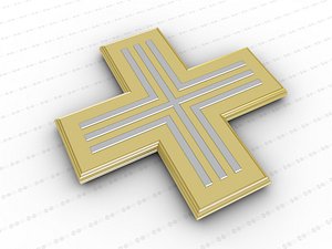 cross 3D model