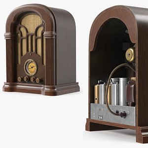 Atwater Kent 206-X Vintage Radio Receiver Brown