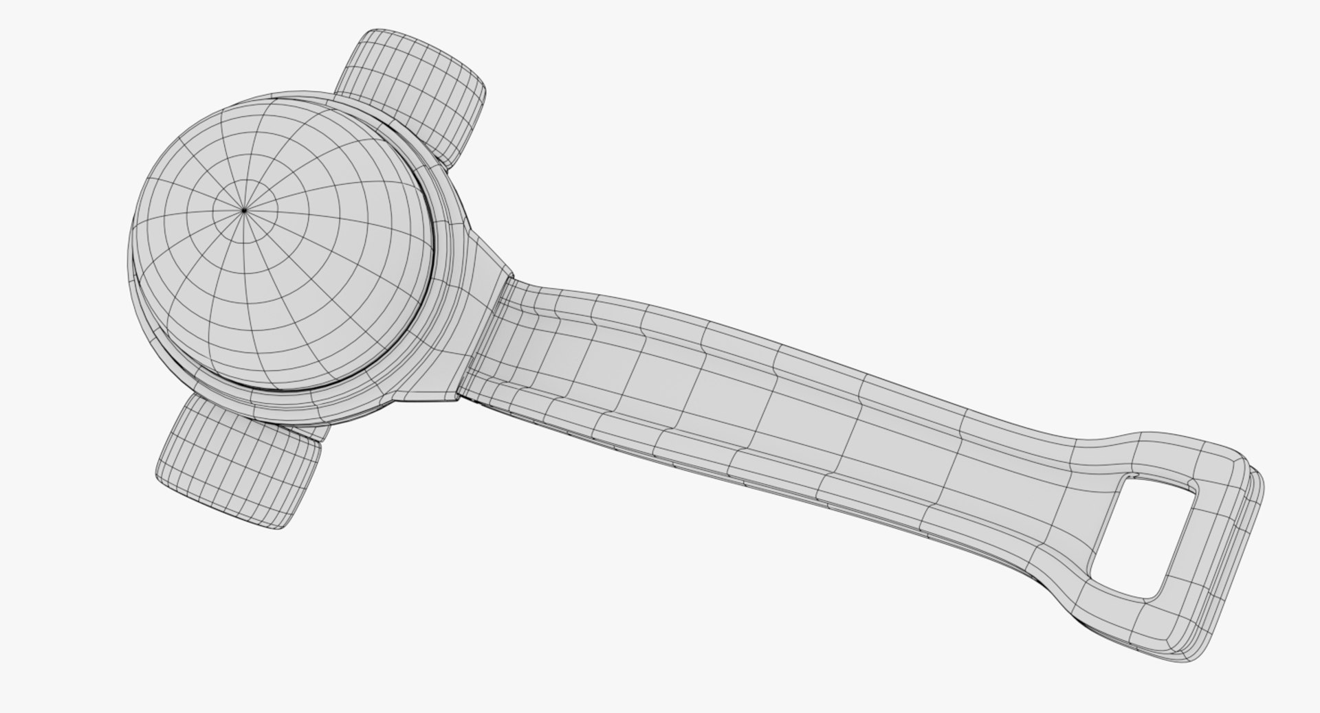 3d push popper model