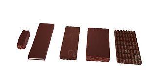 chocolate snack 3D model