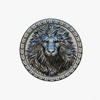 Lion medallion