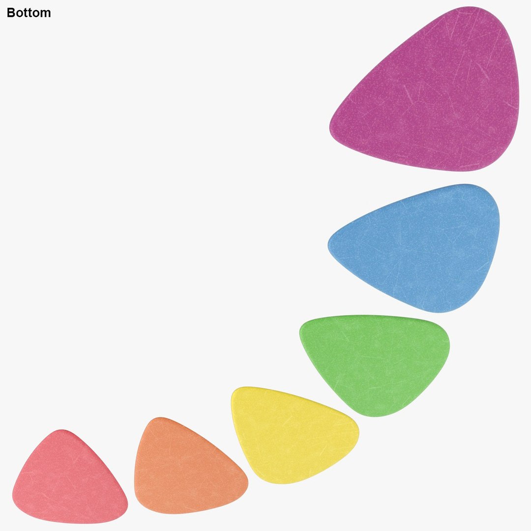 3d Plectrum 03 Model