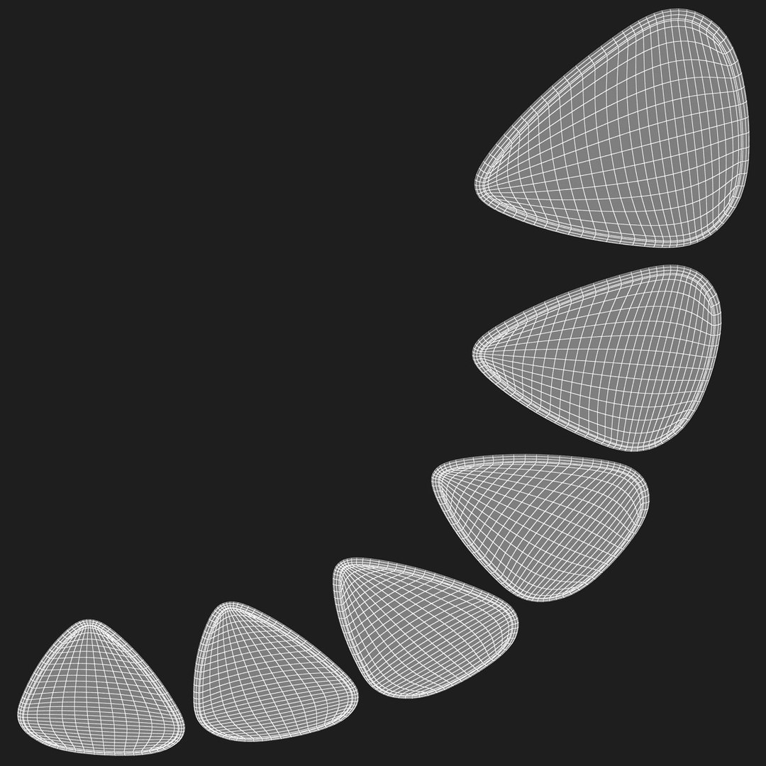 3d Plectrum 03 Model