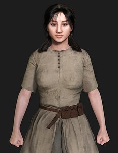 AAA 3D REALISTIC CHARACTER - TEENAGER GIRL JAPANESE ASIAN KOREAN 3D