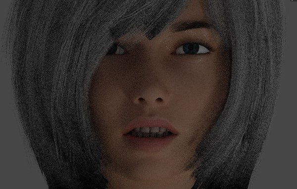 female hair 3D