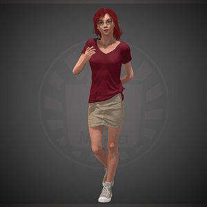 3D model character people human