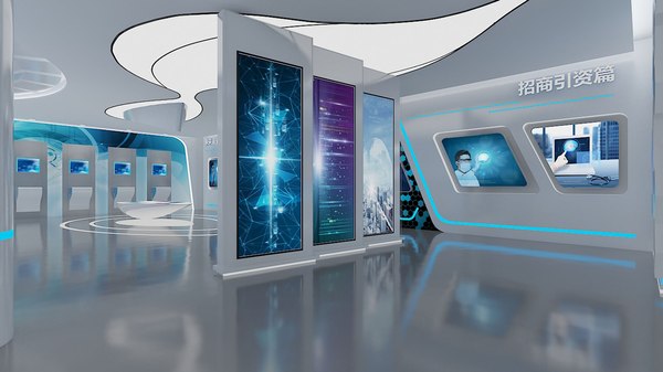 The exhibition hall digital exhibition hall science and technology ...