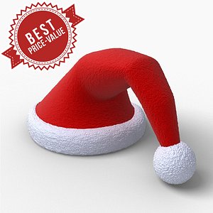 3d max christmas cap