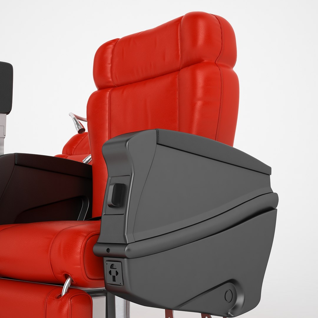 Class airplane chair 3D model - TurboSquid 1273667