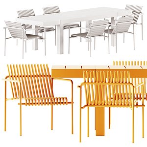 Jut Table by Studio Vondom and Amalfi 015 Armchair by Urbantime